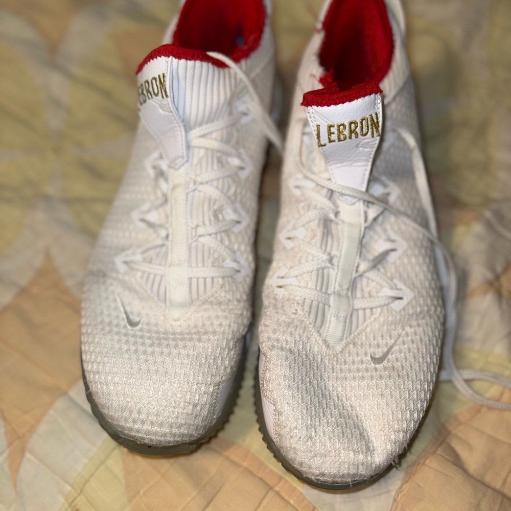 Nike Red and White Sneakers